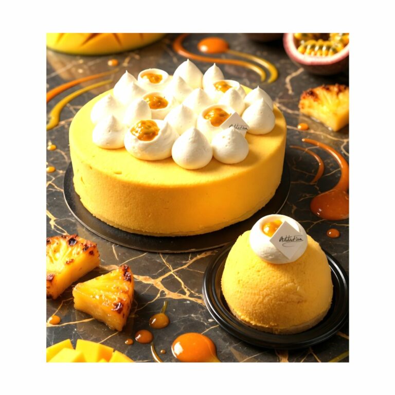 Entremets glacé exotique