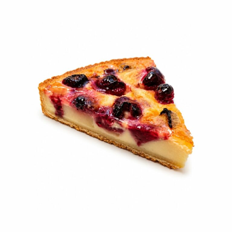 Clafoutis framboise rhubarbe